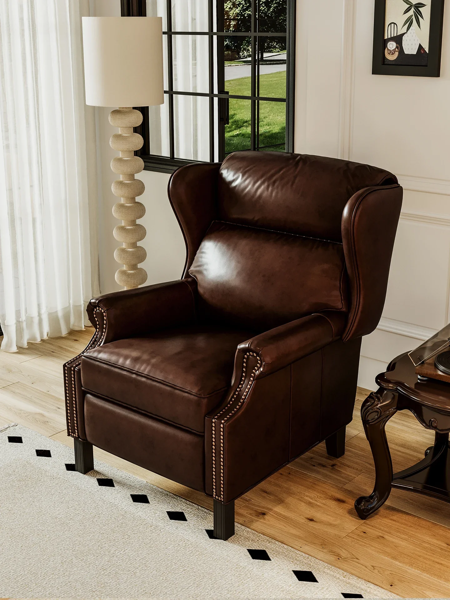 American retro functional chair tiger chair living room single sofa light luxury high sense leisure can sleep
American retro functional chair tiger chair living room single sofa light luxury high sense leisure can sleep
