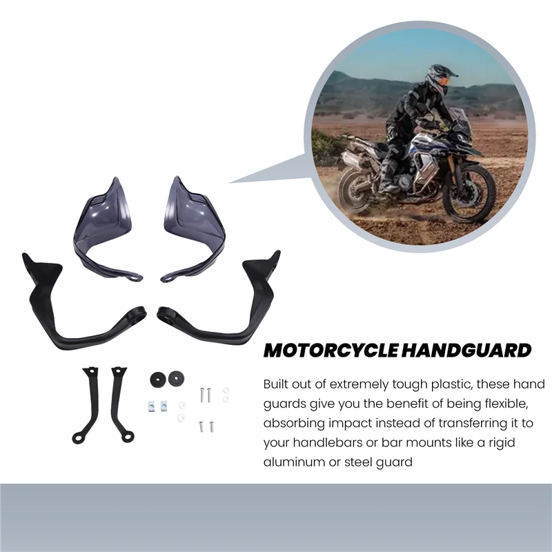 Compact Motorcycle Handguard Hand Protection Wind Shield Hand Guards For VOGE Valico DS900X DSX900 900DSX 2024 2025
Compact Motorcycle Handguard Hand Protection Wind Shield Hand Guards For VOGE Valico DS900X DSX900 900DSX 2024 2025