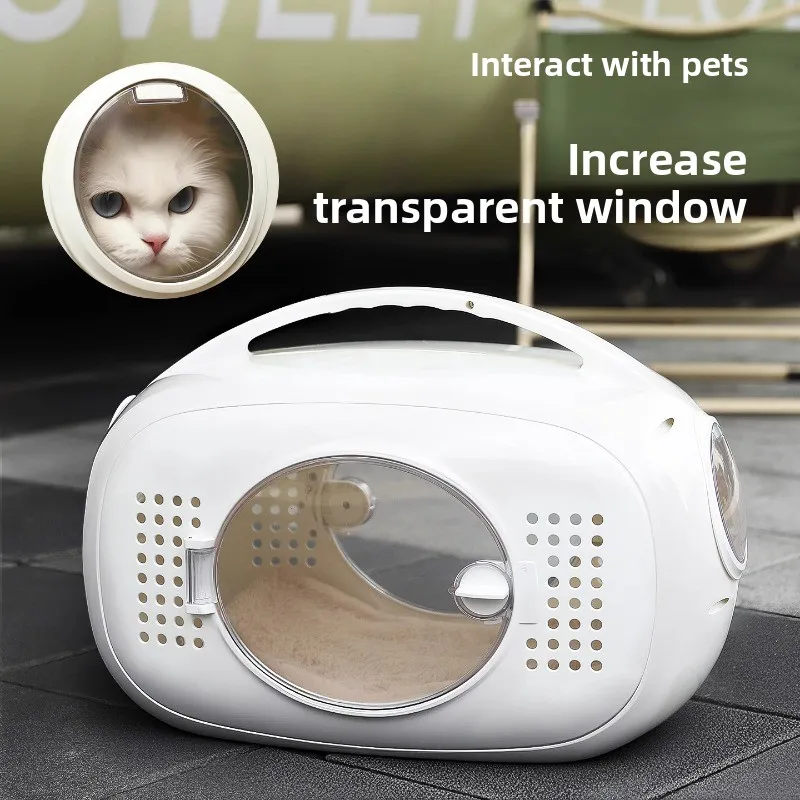 Pet Carrier Backpack Portable Cat Travel Bag with Ventilation Stress-Free Space Capsule Cat Cage Puppy Seat for Small Dogs/Cats
Pet Carrier Backpack Portable Cat Travel Bag with Ventilation Stress-Free Space Capsule Cat Cage Puppy Seat for Small Dogs/Cats
