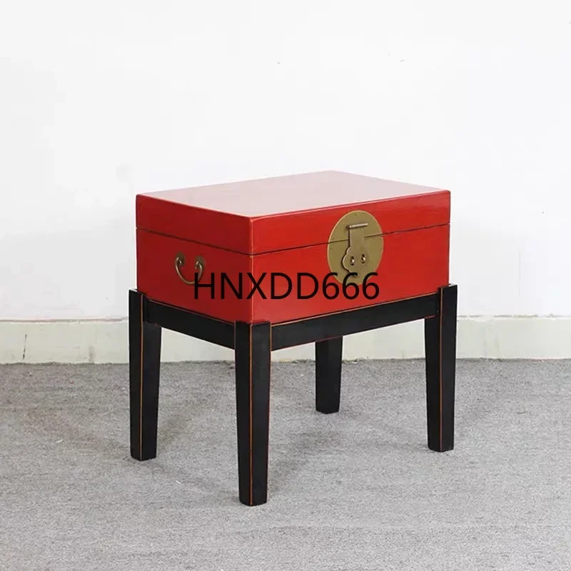 New Chinese bedside table Solid wood retro edge few Tibetan decorative storage corner few
New Chinese bedside table Solid wood retro edge few Tibetan decorative storage corner few
