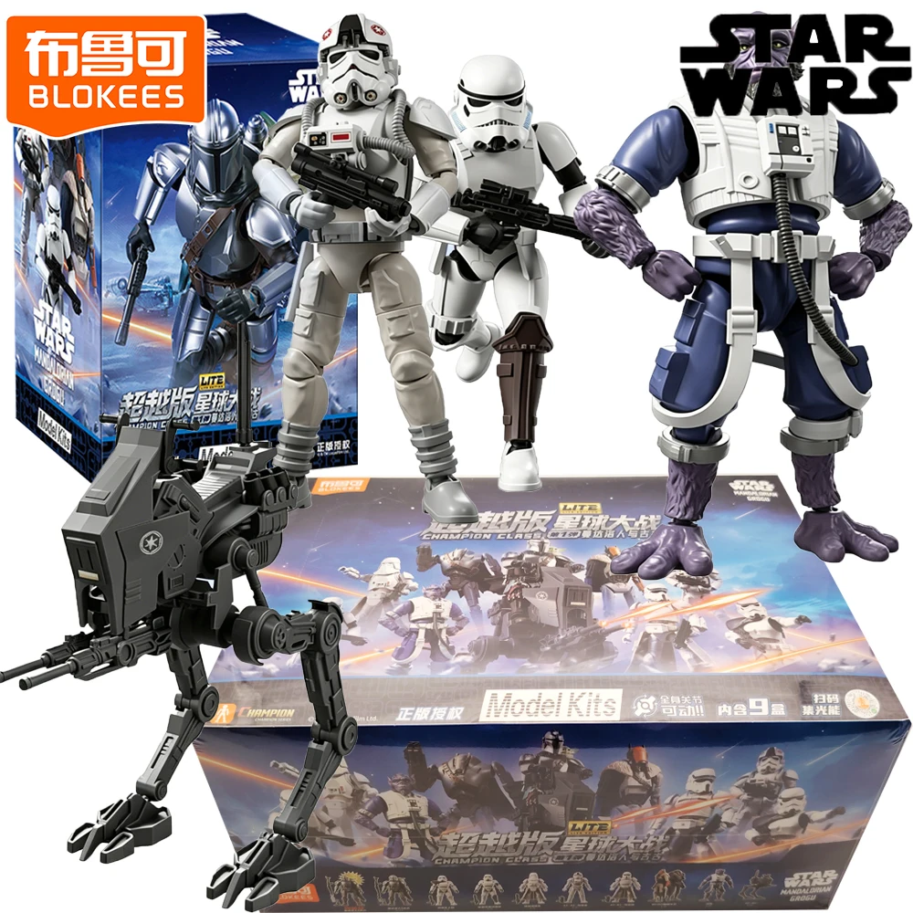 New Genuine Blokees Star Wars Champion Class Blind Box The Mandalorian and Grogu Assembled Toys Movable Model Kids Hobbies Gifts
New Genuine Blokees Star Wars Champion Class Blind Box The Mandalorian and Grogu Assembled Toys Movable Model Kids Hobbies Gifts