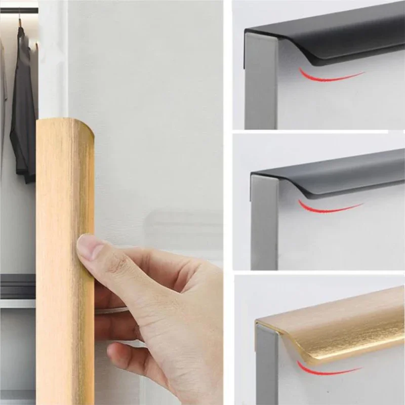 2PC Invisible Wardrobe Door Handle, Long Modern, Simple High-end, Black Gold Cabinet Drawer, Edge Sealed Door Handle, Solid Wood
2PC Invisible Wardrobe Door Handle, Long Modern, Simple High-end, Black Gold Cabinet Drawer, Edge Sealed Door Handle, Solid Wood