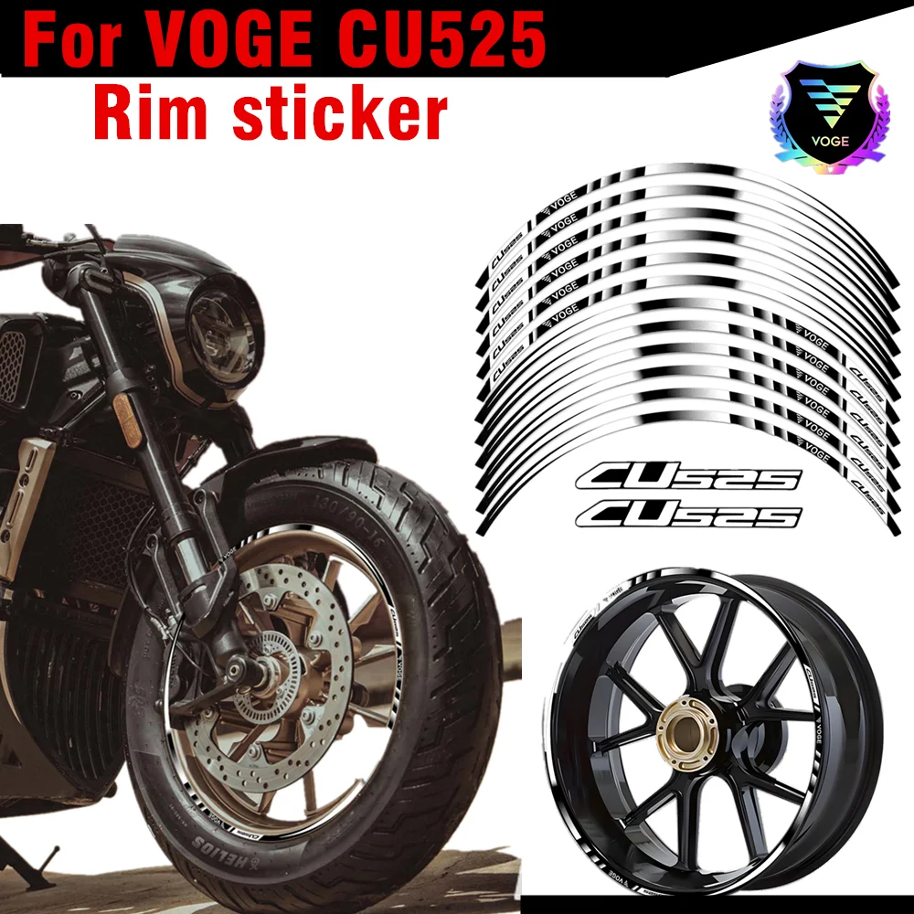 For VOGE CU525 Wheel Stickers 16 inch Hub Decal Motorcycle CU 525 Mags Modified Reflective Waterproof Decorative 2023-2025
For VOGE CU525 Wheel Stickers 16 inch Hub Decal Motorcycle CU 525 Mags Modified Reflective Waterproof Decorative 2023-2025