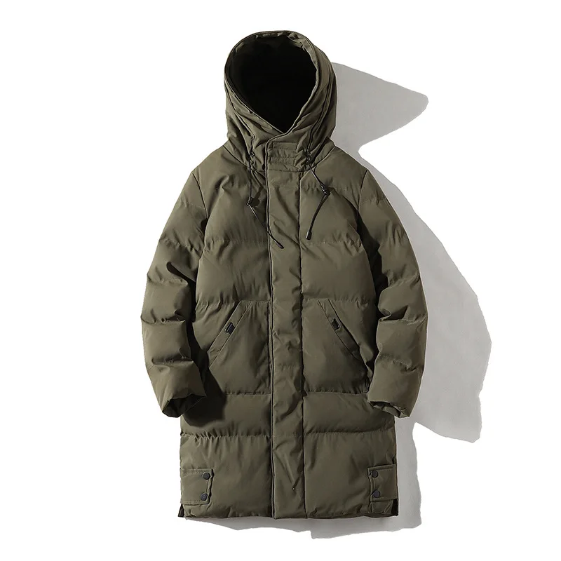 2023 Winter New Mid-Length Men Cotton Coat Casual Loose Hooded Solid Color Outerwear Thicken Warm Big Pocket Male Overcoat
2023 Winter New Mid-Length Men Cotton Coat Casual Loose Hooded Solid Color Outerwear Thicken Warm Big Pocket Male Overcoat