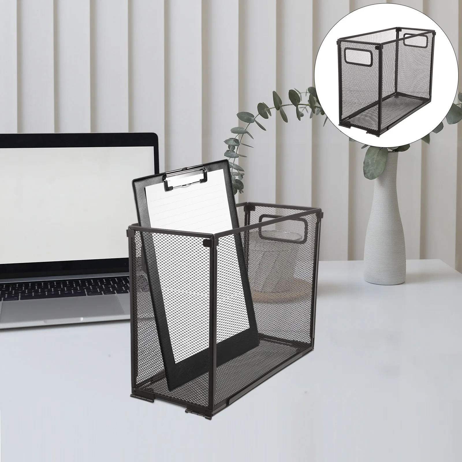 Foldable Stainless Steel Mesh File Organizer Desktop Document Holder Paper Organizer Filing Box Office Desktop Storage Solution
Foldable Stainless Steel Mesh File Organizer Desktop Document Holder Paper Organizer Filing Box Office Desktop Storage Solution