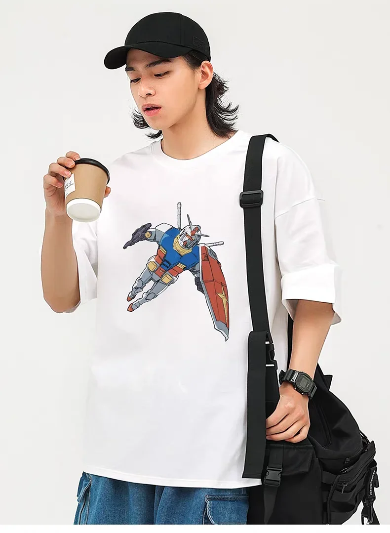 2025 Popular American Retro Trendy Mobile Fighter Gundam Japanese Animation Peripheral Men and Women Summer Loose Pure Cotton
2025 Popular American Retro Trendy Mobile Fighter Gundam Japanese Animation Peripheral Men and Women Summer Loose Pure Cotton
