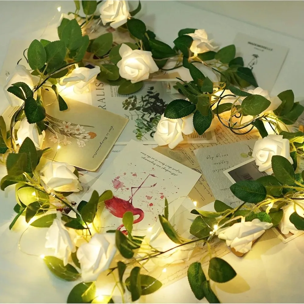 Valentines Day Party Garland Decoration Rose String Plants Garland Flower Party Holiday Decoration Room Decor Valentine's Day
Valentines Day Party Garland Decoration Rose String Plants Garland Flower Party Holiday Decoration Room Decor Valentine's Day