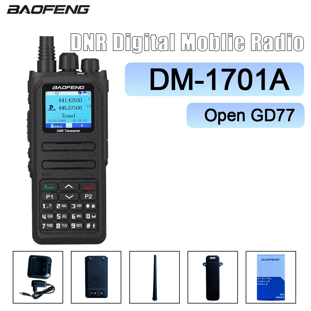Baofeng DM-1701A Обновление Open GD77 DMR Digital DM-1701 Walkie Talkie Longe Range Dual Mode Analog Dual Time Slot Tier 1+2 Радио
Baofeng DM-1701A Обновление Open GD77 DMR Digital DM-1701 Walkie Talkie Longe Range Dual Mode Analog Dual Time Slot Tier 1+2 Радио