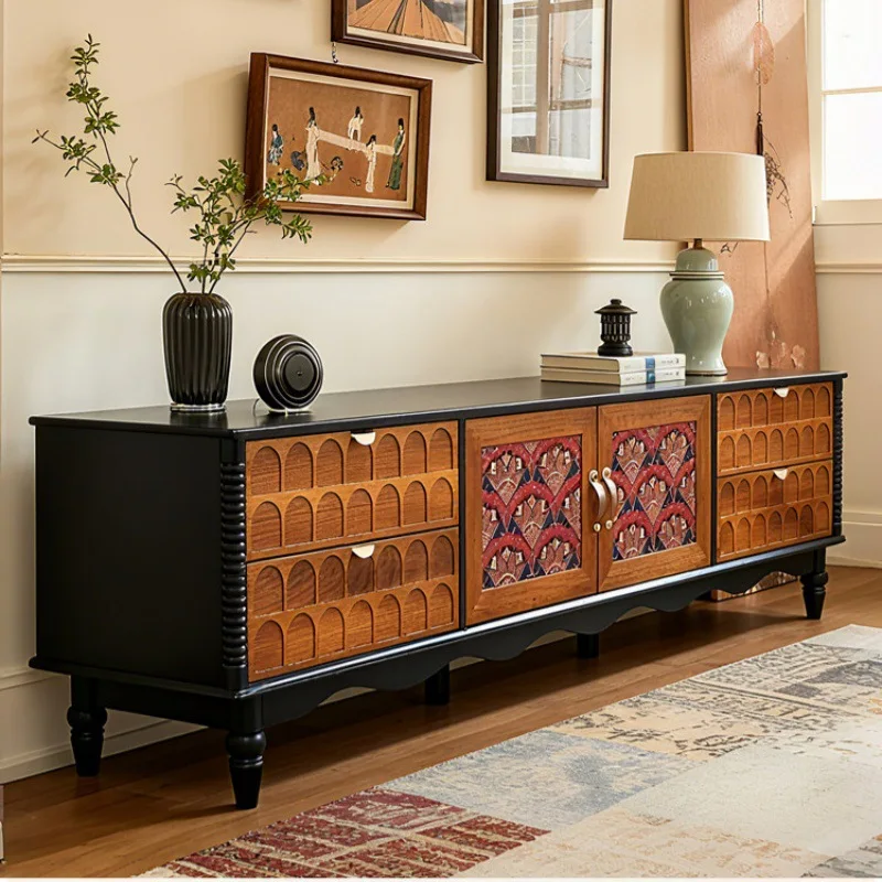 DSA medieval solid wood TV cabinet living room storage retro locker household floor locker
DSA medieval solid wood TV cabinet living room storage retro locker household floor locker