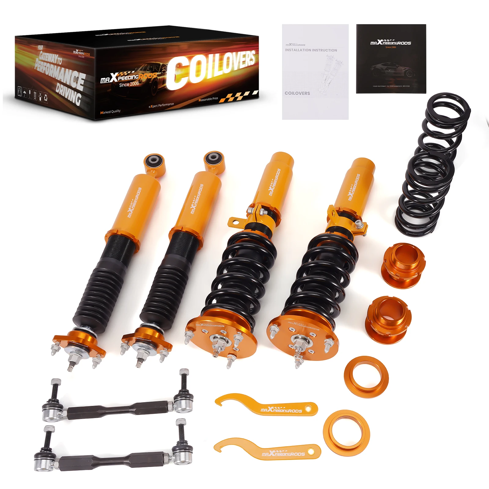 Performance Coilovers for BMW Z4 E85 Roadster / Cabriolet 2003-2009 2.0i 2.2i
Performance Coilovers for BMW Z4 E85 Roadster / Cabriolet 2003-2009 2.0i 2.2i