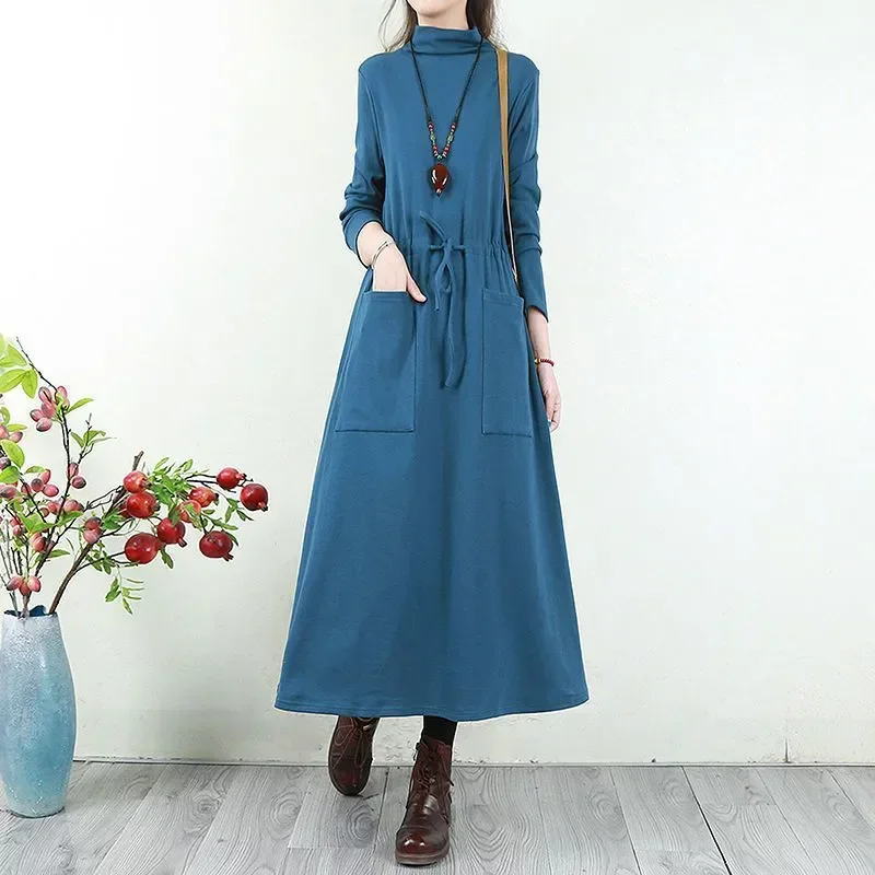 2024 New Fashion Design Add Velvet Long Dress Women's Dresses Vestidos Thickened Warm Autumn Winter Printed Dress Female B501
2024 New Fashion Design Add Velvet Long Dress Women's Dresses Vestidos Thickened Warm Autumn Winter Printed Dress Female B501