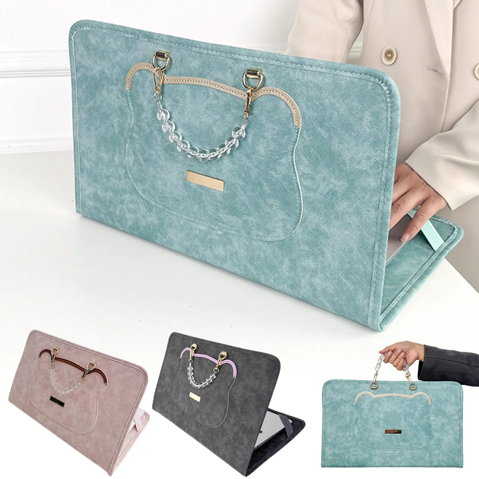Computer Protective Case Lightweight Portable Briefcase Handbags Suitable for 13/14/15/16 inch Laptops Computers Decor Supplies
Computer Protective Case Lightweight Portable Briefcase Handbags Suitable for 13/14/15/16 inch Laptops Computers Decor Supplies