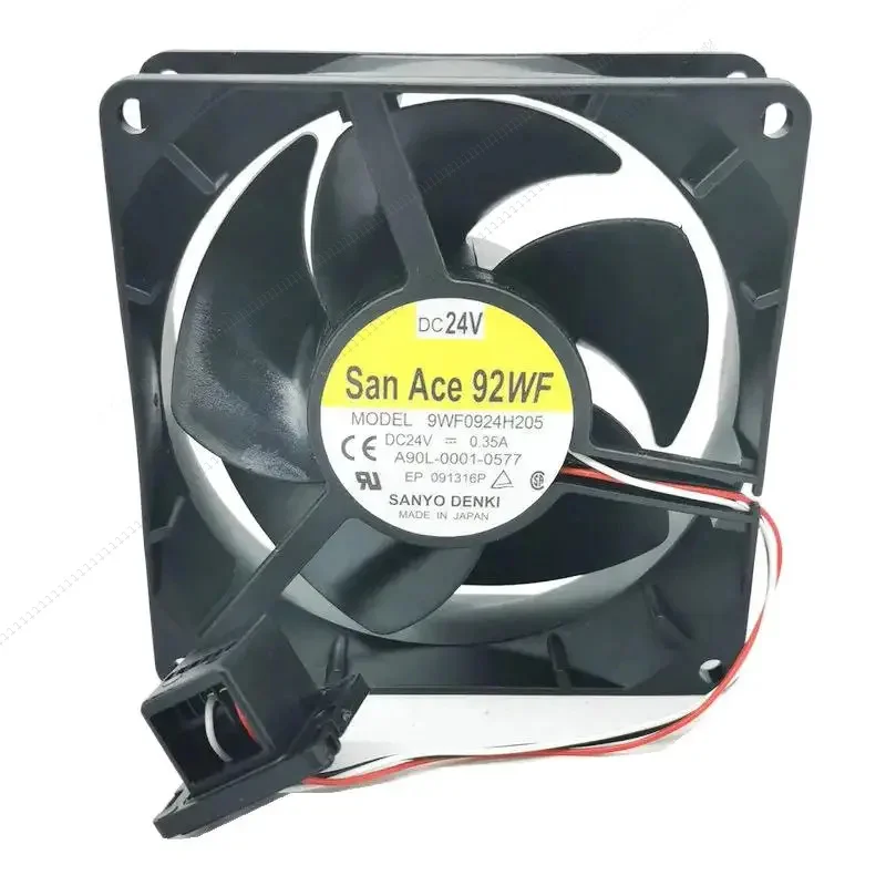 W 9WF0924H205 9232 24V 0.35A A90L-0001-0577 DC24V 0.35A 92X92X32MM 3Pin Server For FANUC Cooling Fan
W 9WF0924H205 9232 24V 0.35A A90L-0001-0577 DC24V 0.35A 92X92X32MM 3Pin Server For FANUC Cooling Fan