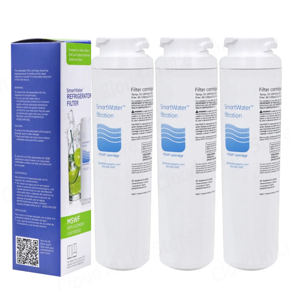 MSWF Water Filter Replacement Compatible for GE MSWF 101820A-101821B-RWF1500A-MSWFDS 3 Pcs High-Efficiency BPA-Free Long-Lasting
MSWF Water Filter Replacement Compatible for GE MSWF 101820A-101821B-RWF1500A-MSWFDS 3 Pcs High-Efficiency BPA-Free Long-Lasting