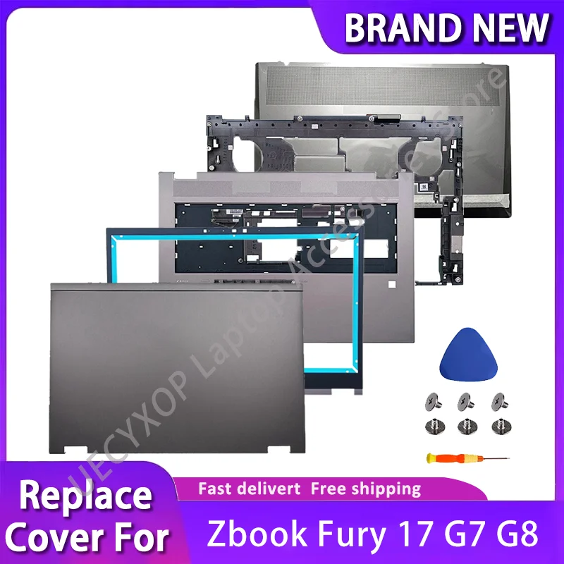 Replacement Housing Set for Zbook Fury 17 G7 G8 Laptop, Includes LCD Back Cover, Front Bezel, Palmrest and Bottom Case Frame
Replacement Housing Set for Zbook Fury 17 G7 G8 Laptop, Includes LCD Back Cover, Front Bezel, Palmrest and Bottom Case Frame