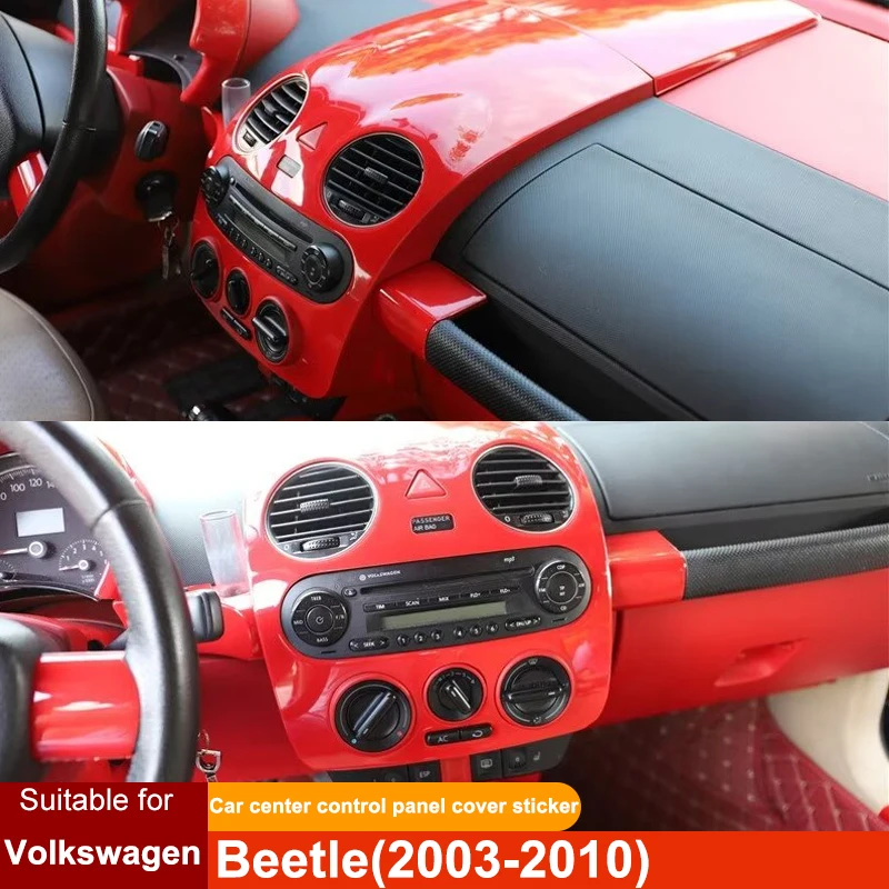 Для Volkswagen Beetle автомобильная центральная панель управления декоративные наклейки красные пластиковые аксессуары для модификации интерьера
Для Volkswagen Beetle автомобильная центральная панель управления декоративные наклейки красные пластиковые аксессуары для модификации интерьера