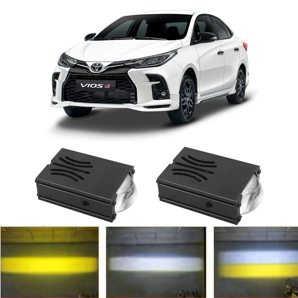 Grille Mount, White/Yellow Dual Color Modules 1.5" LED Fog Lights For Toyota Hilux GR Sport II CHR vios altis supra 86 hilux
Grille Mount, White/Yellow Dual Color Modules 1.5" LED Fog Lights For Toyota Hilux GR Sport II CHR vios altis supra 86 hilux
