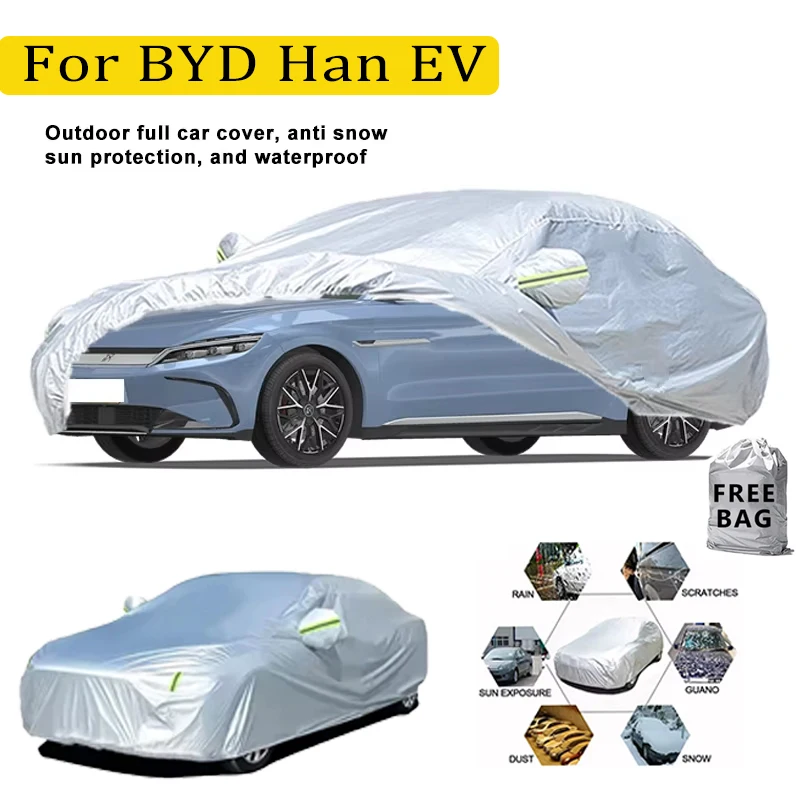For BYD Han EV Car Cover Outdoor Protection Full Exterior Snow Cover SunshadeDustproof Protection Cover Car Accessories
For BYD Han EV Car Cover Outdoor Protection Full Exterior Snow Cover SunshadeDustproof Protection Cover Car Accessories