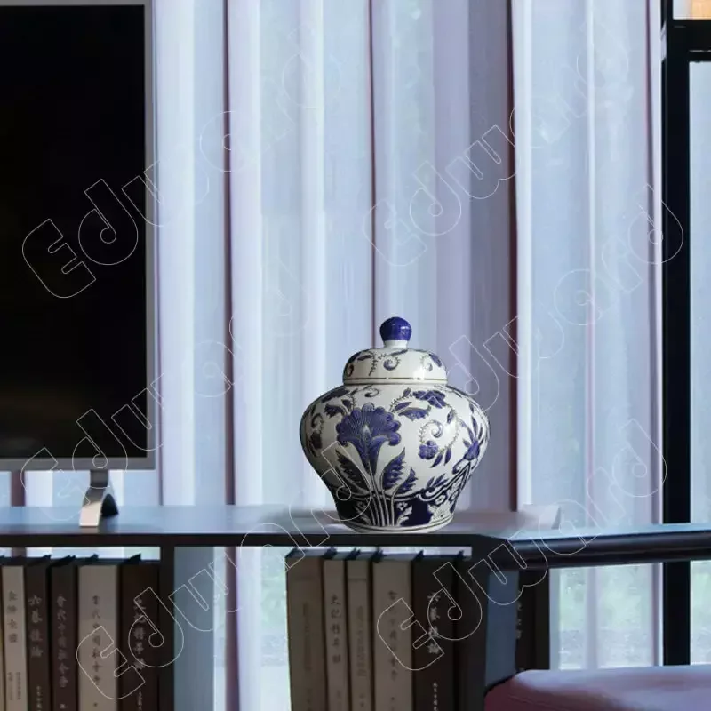 Blue and White Ceramic Vase Personality Style Design Vases Home Decoration Living Room Flower Vases Classic Pattern Household
Blue and White Ceramic Vase Personality Style Design Vases Home Decoration Living Room Flower Vases Classic Pattern Household