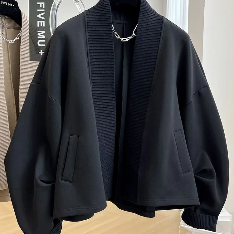plus Size 300 Pounds Men's Sweatshirt Folded Sleeve Design Spring Autumn Vintage Collarless Jacket Youth Popular Loose Fit
plus Size 300 Pounds Men's Sweatshirt Folded Sleeve Design Spring Autumn Vintage Collarless Jacket Youth Popular Loose Fit