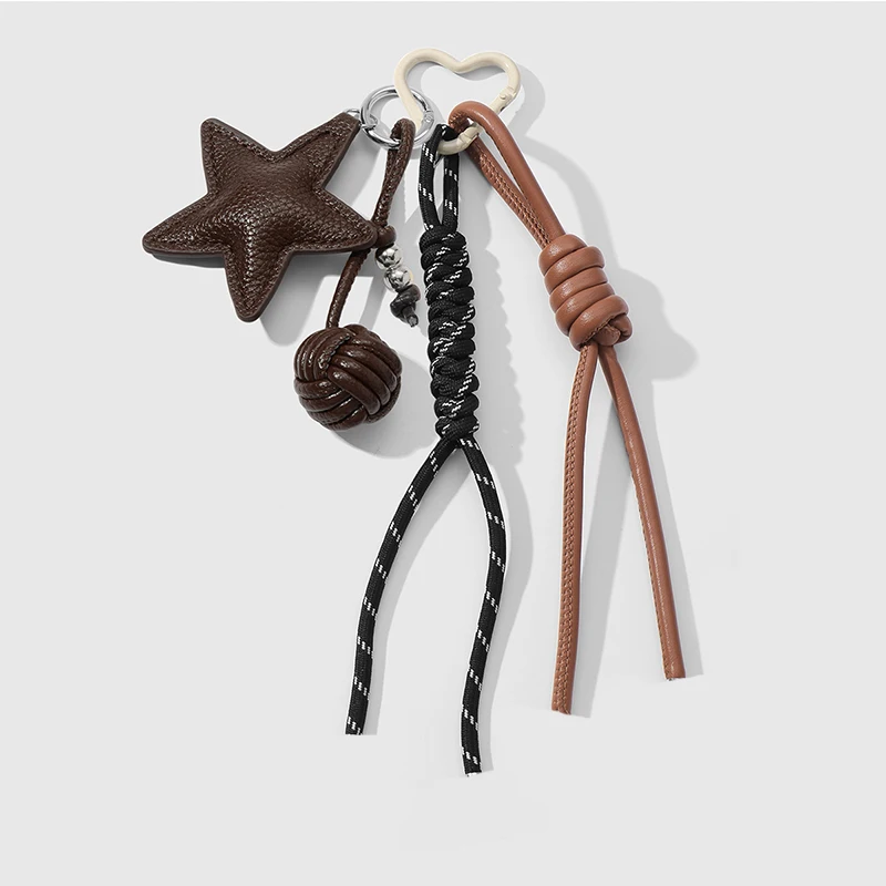 PU Leather Star and Ball Pendant Love Heart Ring Keychain Women Bag Decoration Backpace Accessories for Daily Use or Party Gifts
PU Leather Star and Ball Pendant Love Heart Ring Keychain Women Bag Decoration Backpace Accessories for Daily Use or Party Gifts