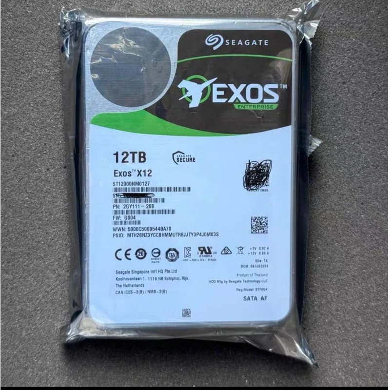 for Sea-gate ST12000NM0127 EXOS X16 12TB Enterprise Level SSD 7200 12TB ENTERPRISE 256MB 3.5" SATA HARD DRIVE
for Sea-gate ST12000NM0127 EXOS X16 12TB Enterprise Level SSD 7200 12TB ENTERPRISE 256MB 3.5" SATA HARD DRIVE