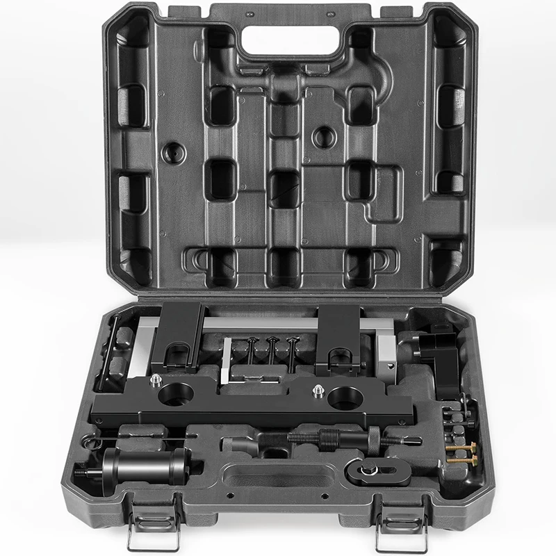 Camshaft Alignment Timing Tool Kit for BMW N20 N26 Engines, with Flywheel Holder, Balance Shaft, Fuel Injector Removal Remover
Camshaft Alignment Timing Tool Kit for BMW N20 N26 Engines, with Flywheel Holder, Balance Shaft, Fuel Injector Removal Remover