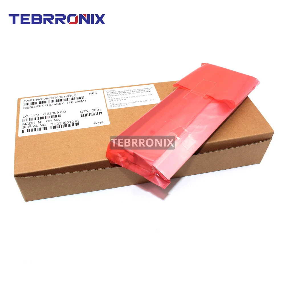 98-0410061-01LF New Original Printhead for TSC TTP-368MT Thermal Barcode Label Printer 300dpi Print Head
98-0410061-01LF New Original Printhead for TSC TTP-368MT Thermal Barcode Label Printer 300dpi Print Head