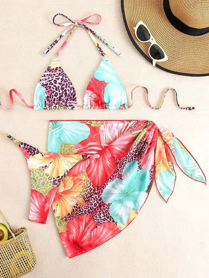 Vzvn 2026 New Summer Swimwear Bikinis Sexy Leopard Print Laced Up Bikini 3 Piece Set for Women Split Beach Vacation Bikini Set
Vzvn 2026 New Summer Swimwear Bikinis Sexy Leopard Print Laced Up Bikini 3 Piece Set for Women Split Beach Vacation Bikini Set