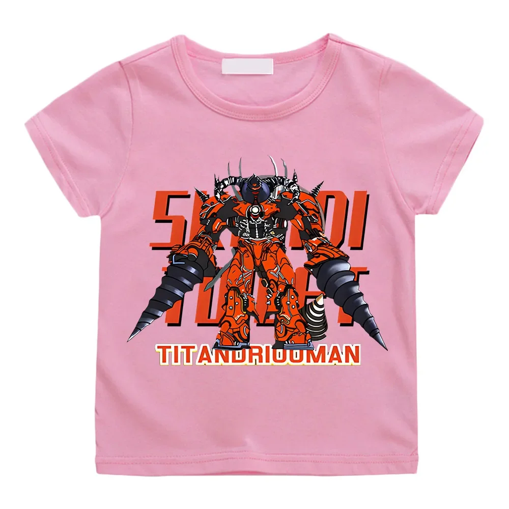 Anime Titan Chainsaw Man T-shirt Cartoon Casual Short Sleeve Summer Tee-shirt Pure Cotton Comfortable Soft Tshirt Boys Girls Top
Anime Titan Chainsaw Man T-shirt Cartoon Casual Short Sleeve Summer Tee-shirt Pure Cotton Comfortable Soft Tshirt Boys Girls Top
