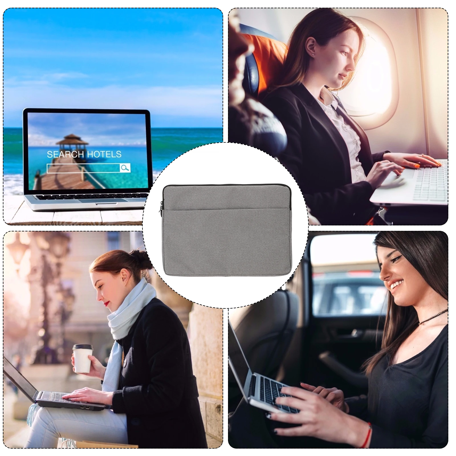 15.6inch Laptop Sleeve Protective Bag Cover for Computer Case Portable Dustproof Scratch Resistant Travel Business
15.6inch Laptop Sleeve Protective Bag Cover for Computer Case Portable Dustproof Scratch Resistant Travel Business