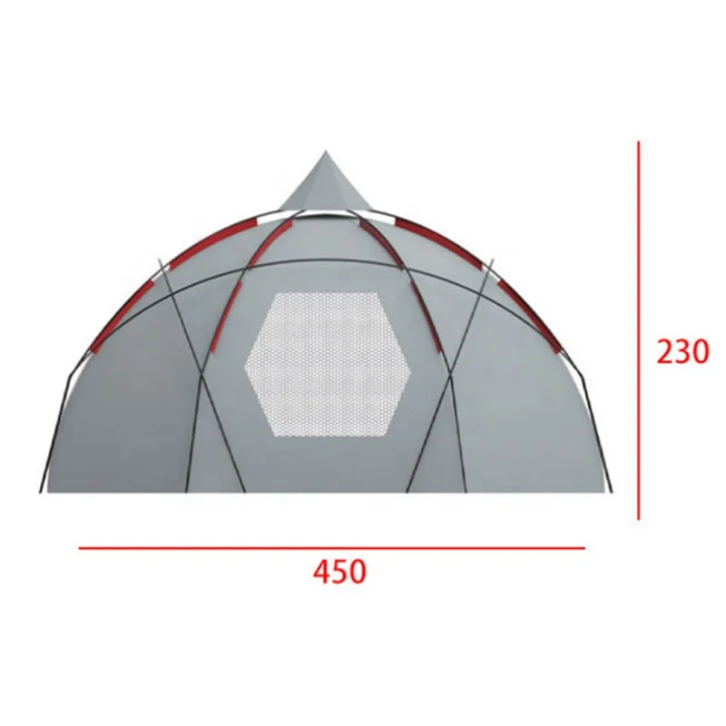 Outdoor camping ball tent rainproof camping blackened spherical shelter canopy lightweight hemispherical sun protection tent
Outdoor camping ball tent rainproof camping blackened spherical shelter canopy lightweight hemispherical sun protection tent