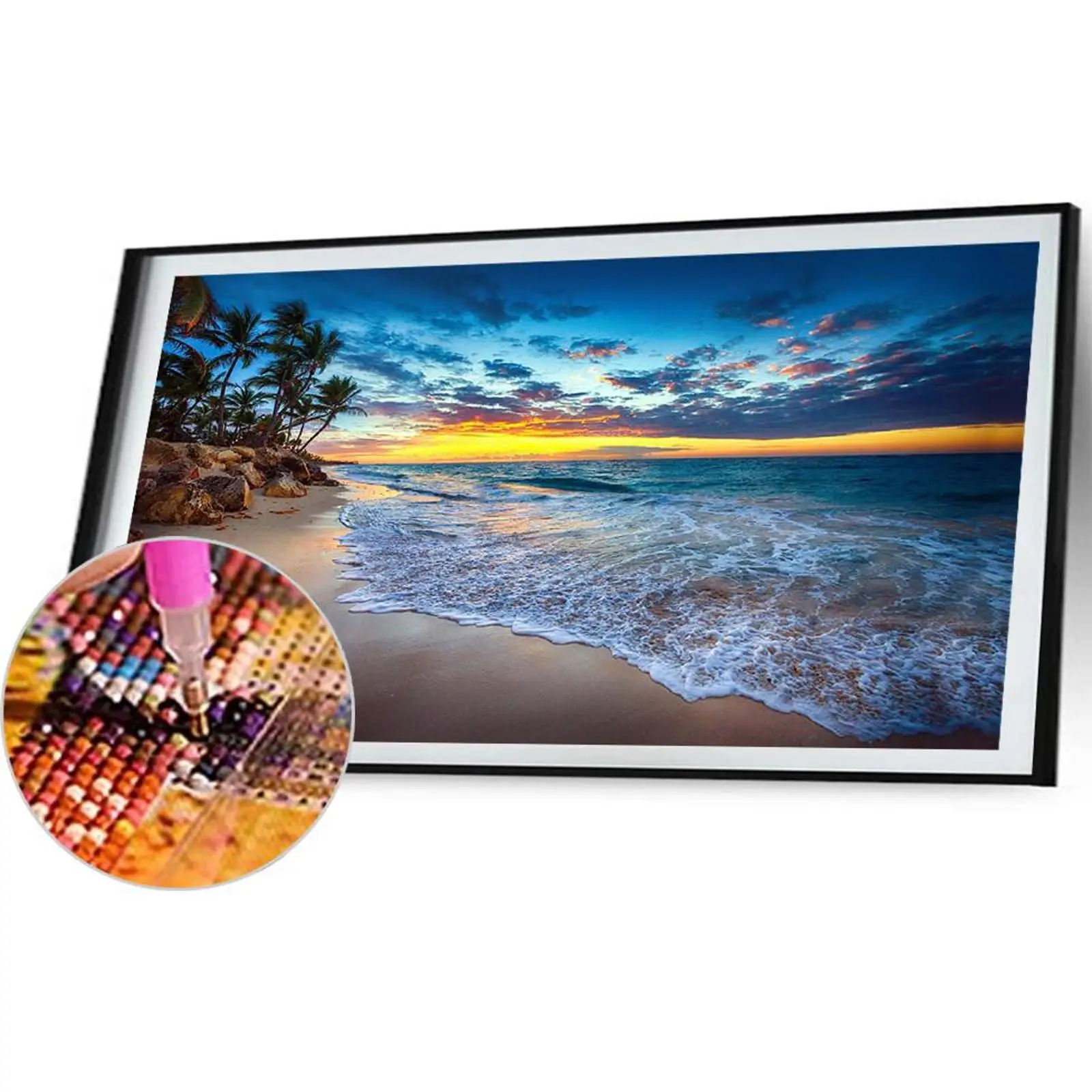 2pcs Landscape 5D DIY Full Drill Round Diamond Painting Kit for Home Wall Decor
2pcs Landscape 5D DIY Full Drill Round Diamond Painting Kit for Home Wall Decor