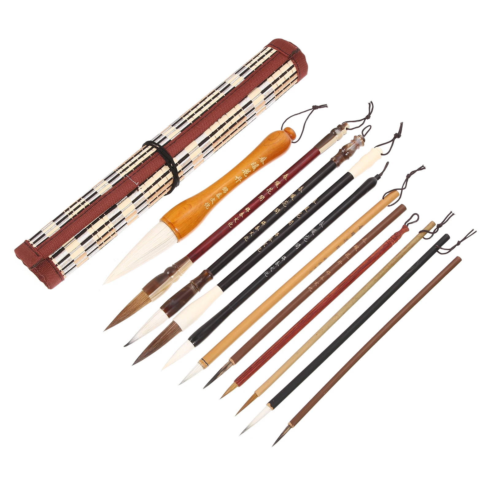 1 set Chinese Calligraphy Brush Set Four Treasures Paint Tools Ink Wood Student Craft Watercolor Writing Stationery Supplies
1 set Chinese Calligraphy Brush Set Four Treasures Paint Tools Ink Wood Student Craft Watercolor Writing Stationery Supplies