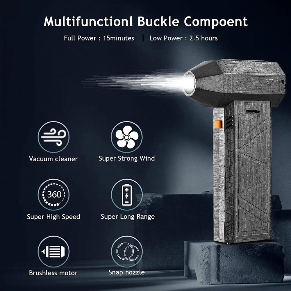 130000RPM Turbo Fan Jet Fan Adjustable Speed Brushless Motor Powerful Jet Fan For Home Desktop Computer Cleaning Power Tool
130000RPM Turbo Fan Jet Fan Adjustable Speed Brushless Motor Powerful Jet Fan For Home Desktop Computer Cleaning Power Tool