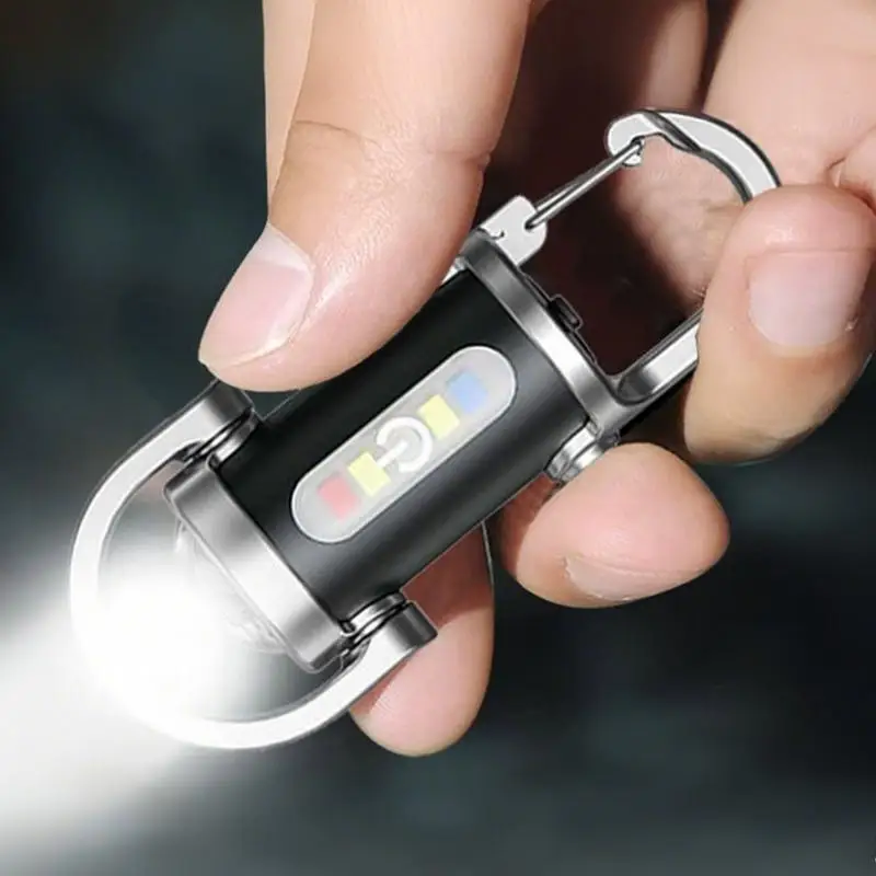 LED Flashlight Keychain Powerful Waterproof Pocket Torch USB Rechargeable Hanging Lights Outdoor Camping Emergency Keyring Lamp
LED Flashlight Keychain Powerful Waterproof Pocket Torch USB Rechargeable Hanging Lights Outdoor Camping Emergency Keyring Lamp