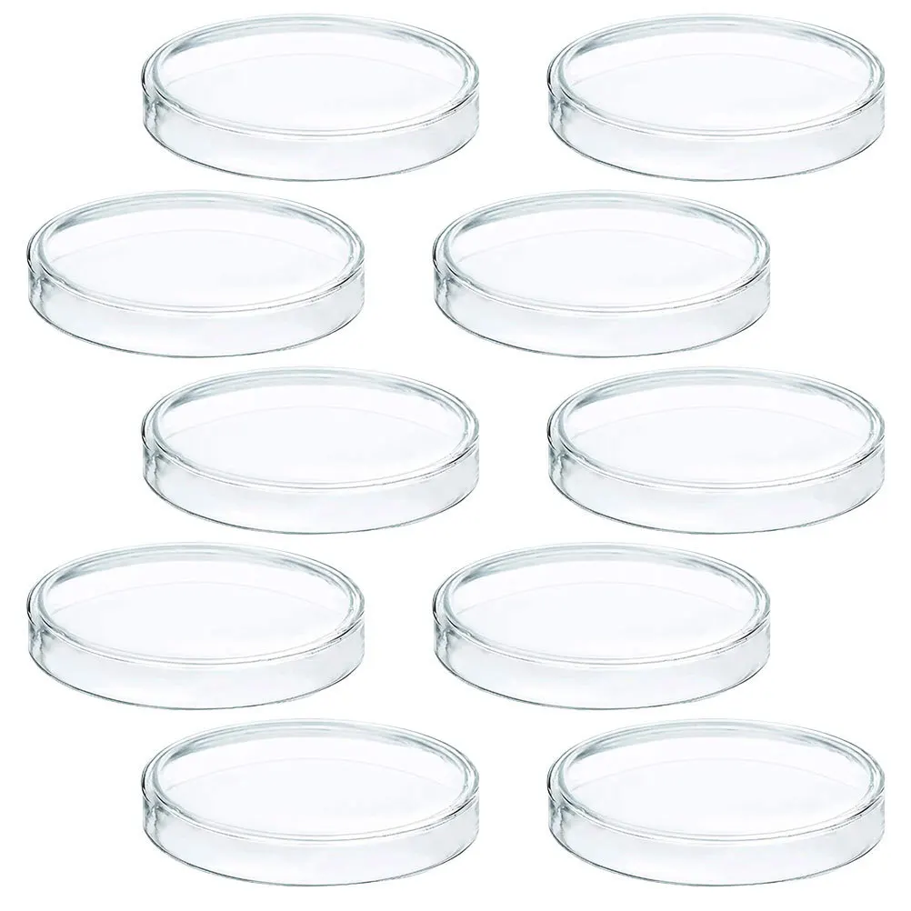 10Pcs Clear Petri Dishes 100Mm with Lids Plastic Culture Dishes for Lab Experiments Biology Science Education Supplies
10Pcs Clear Petri Dishes 100Mm with Lids Plastic Culture Dishes for Lab Experiments Biology Science Education Supplies