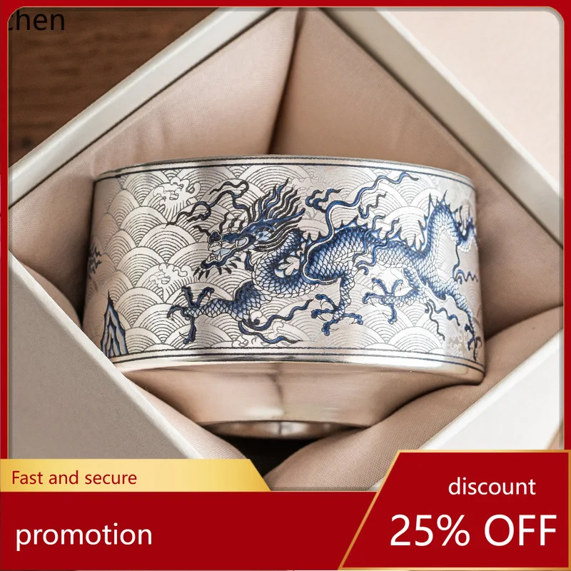 Cz silver blue and white dragon pattern master cup single cup for home tea cup large capacity high-end ceramic kung fu tea set
Cz silver blue and white dragon pattern master cup single cup for home tea cup large capacity high-end ceramic kung fu tea set
