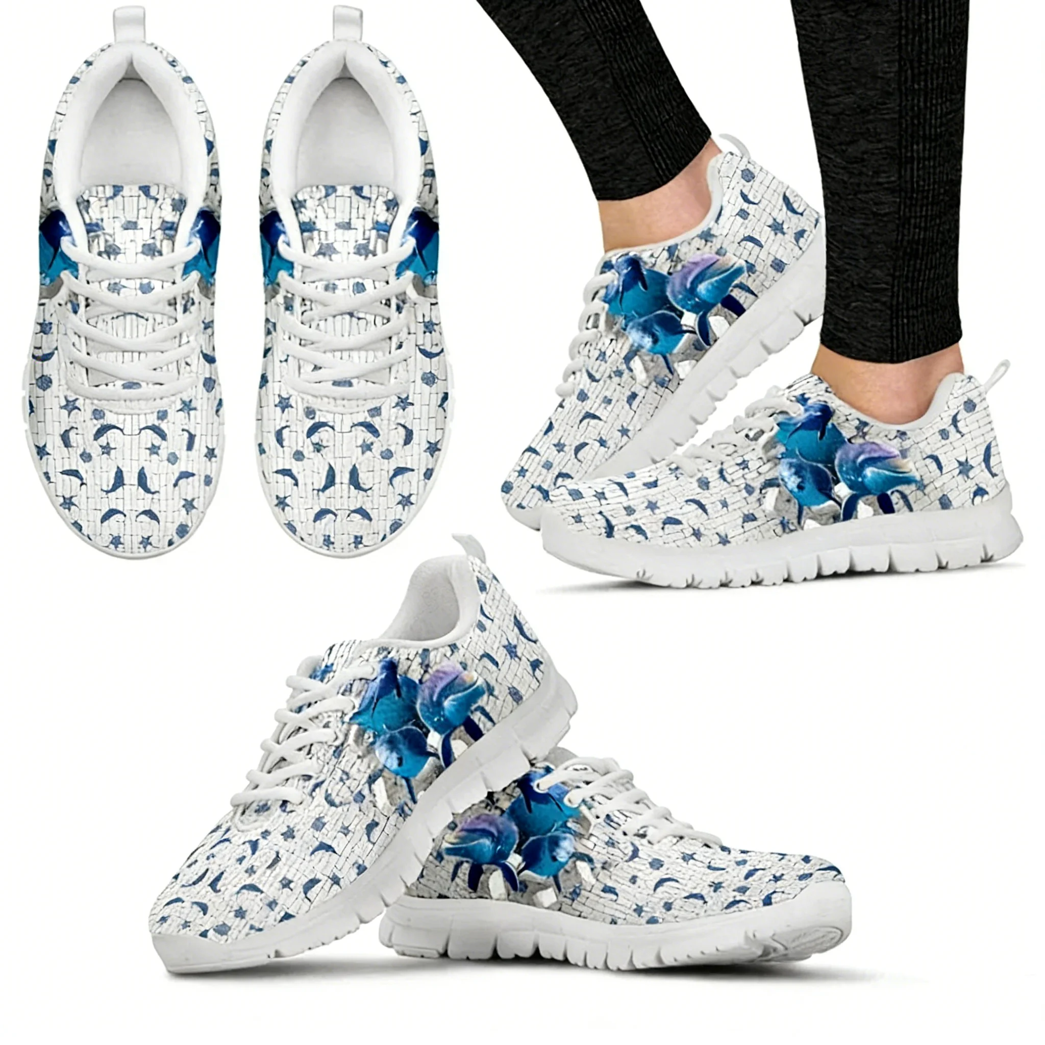 Кроссовки на платформе с градиентным омбре-принтом дельфинов, женские, удобные, с индивидуальным дизайном, подарок
Кроссовки на платформе с градиентным омбре-принтом дельфинов, женские, удобные, с индивидуальным дизайном, подарок