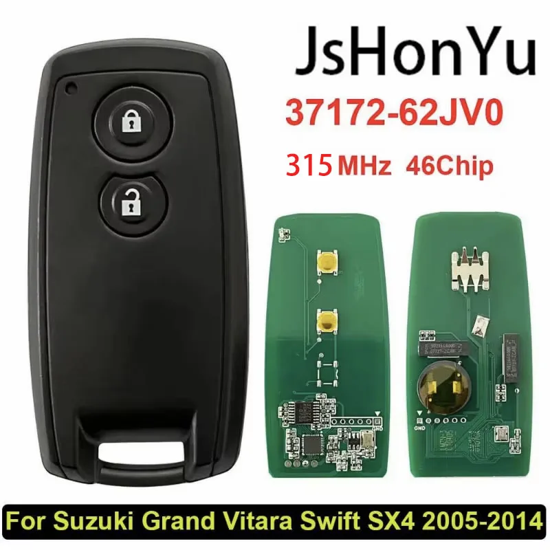 JsHonYu 37172-64J00 315MHz ID46 Chip Remote Key for Suzuki SX4 Grand Vitara 2007-2012 2 Button Keyless Entry Control Fob
JsHonYu 37172-64J00 315MHz ID46 Chip Remote Key for Suzuki SX4 Grand Vitara 2007-2012 2 Button Keyless Entry Control Fob