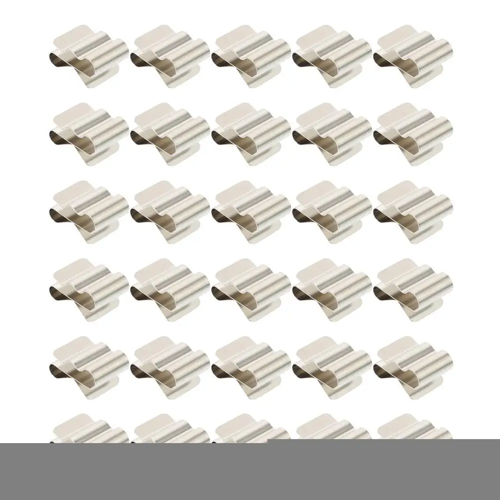 30 Pcs Photovoltaic Cable Clamp Wire Clips for Electric Wires Solar Panel The Tow Holders Cords
30 Pcs Photovoltaic Cable Clamp Wire Clips for Electric Wires Solar Panel The Tow Holders Cords