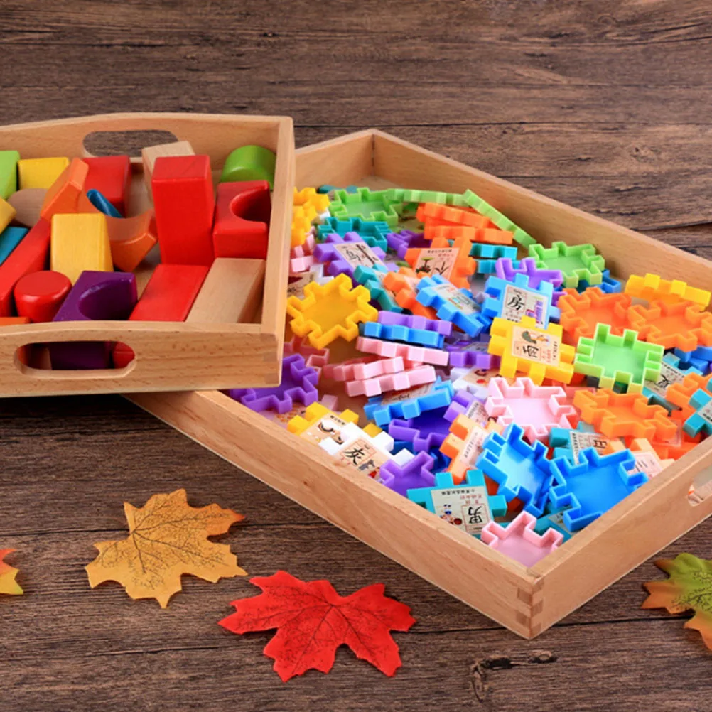 Wooden Serving Tray Rectangle Breakfast Kids Activity Craft ganizer Portable Gifts Education Center Supplies
Wooden Serving Tray Rectangle Breakfast Kids Activity Craft ganizer Portable Gifts Education Center Supplies