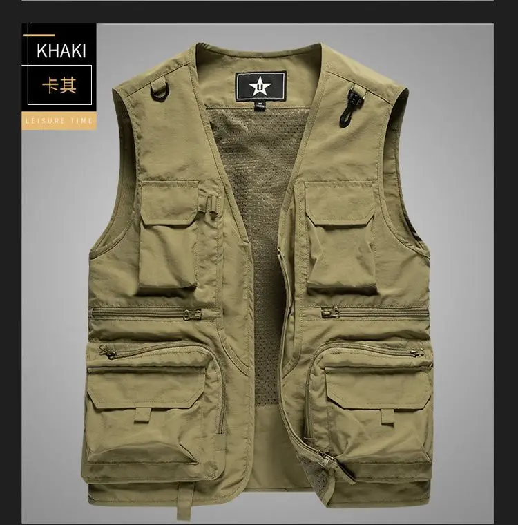 Mesh Patchwork Breathable Sleeveless Vest Mens Working Vest Outdoor Motorcycle Cycling High Quality Male Waistcoat Clothing
Mesh Patchwork Breathable Sleeveless Vest Mens Working Vest Outdoor Motorcycle Cycling High Quality Male Waistcoat Clothing