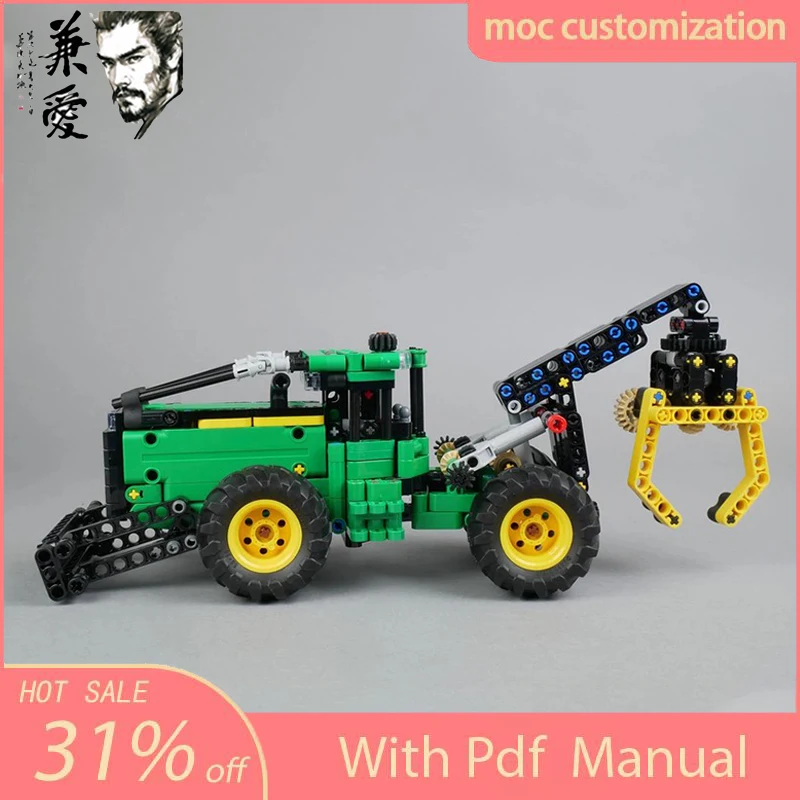 552PCS Moc City Engineering Mini 42157 - John Deere 948L-II Skidder Model Technology Building Blocks Creative Children Toys Gift
552PCS Moc City Engineering Mini 42157 - John Deere 948L-II Skidder Model Technology Building Blocks Creative Children Toys Gift
