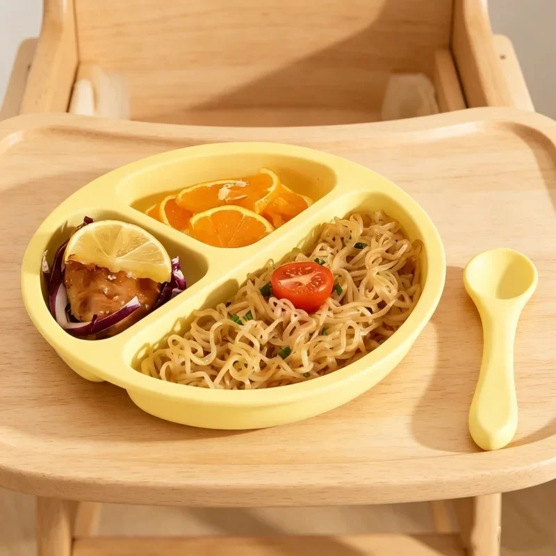 Food Safe Silicone Dining Plate With Suction Cup Anti Fall Design Toddler Training Tableware For Kids Daily Feeding And Meal Use
Food Safe Silicone Dining Plate With Suction Cup Anti Fall Design Toddler Training Tableware For Kids Daily Feeding And Meal Use