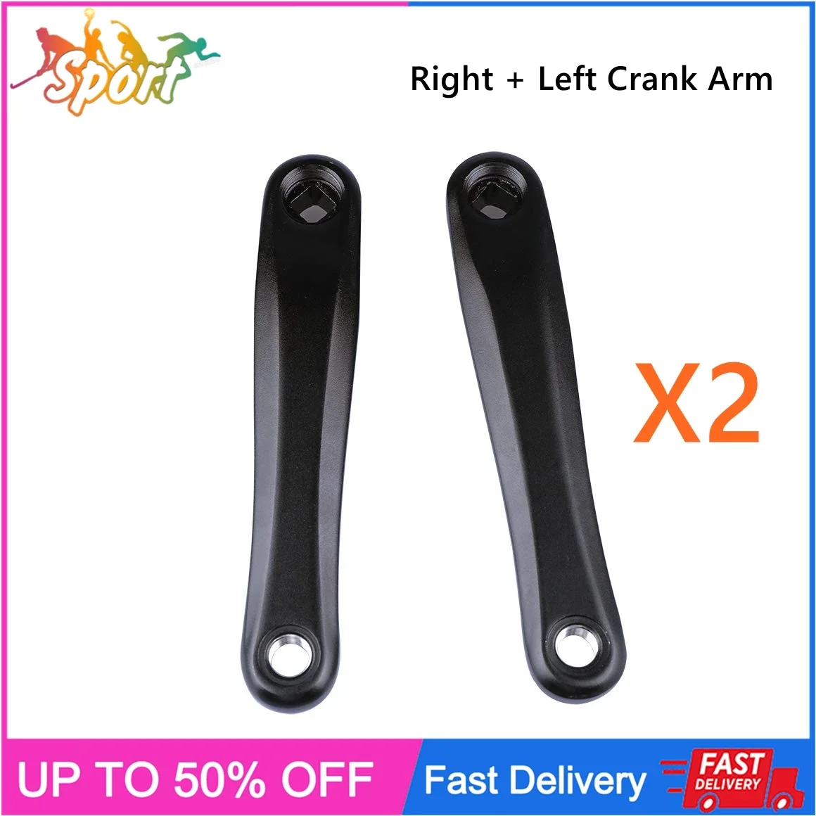 1Pair Bike Crank 170mm Crank For Electric Bicycle mountain Bikes Square Hole Crank Left And Right cycling repair accessories
1Pair Bike Crank 170mm Crank For Electric Bicycle mountain Bikes Square Hole Crank Left And Right cycling repair accessories