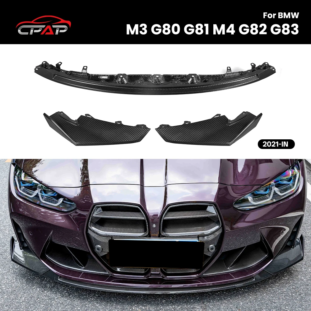 Real Dry Carbon Fiber Front Lip Bumper Diffuser Splitter for BMW M3 G80 G81 M4 G82 G83 CS Style 2021-IN
Real Dry Carbon Fiber Front Lip Bumper Diffuser Splitter for BMW M3 G80 G81 M4 G82 G83 CS Style 2021-IN