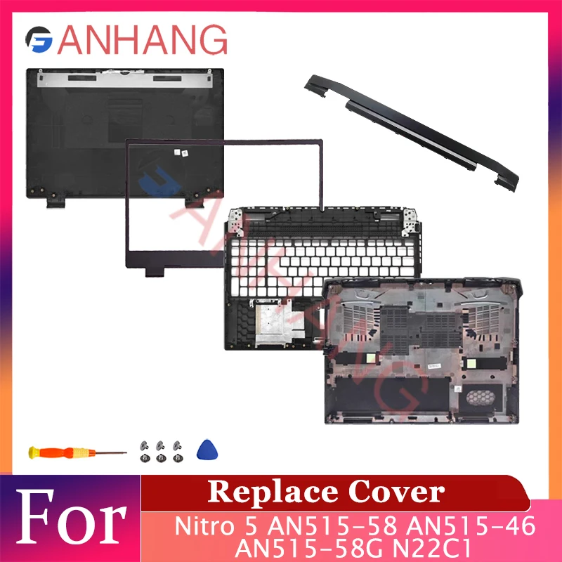New Replacement Laptop Case For Acer Nitro 5 AN515-58 AN515-46 N22C1 LCD Back Cover/Front Frame/Palmrest/Bottom Case/Hinges
New Replacement Laptop Case For Acer Nitro 5 AN515-58 AN515-46 N22C1 LCD Back Cover/Front Frame/Palmrest/Bottom Case/Hinges