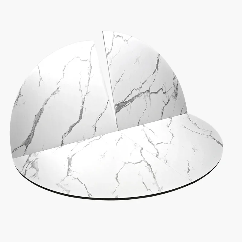 Foldable round table top panel dining table round household large round table 
Foldable round table top panel dining table round household large round table