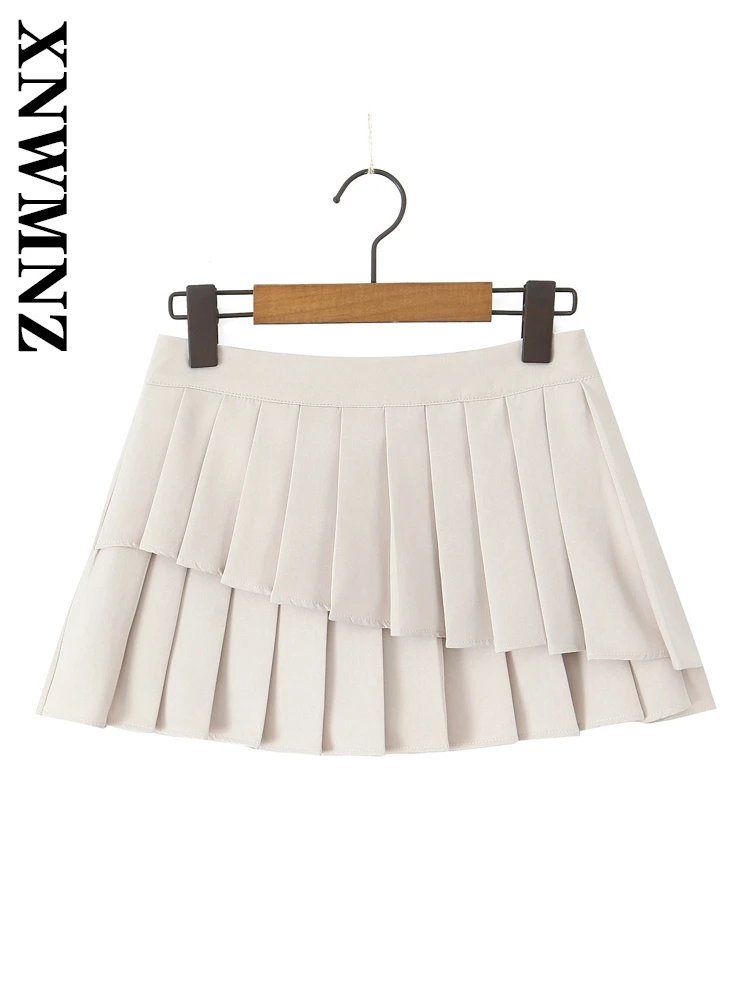 XNWMNZ 2025 Summer New Woman Edgy Mini Skirt Bottoms Glamorous Woman's Solid Color High Waist Ruffles Regular Fit Pleated Skirt
XNWMNZ 2025 Summer New Woman Edgy Mini Skirt Bottoms Glamorous Woman's Solid Color High Waist Ruffles Regular Fit Pleated Skirt
